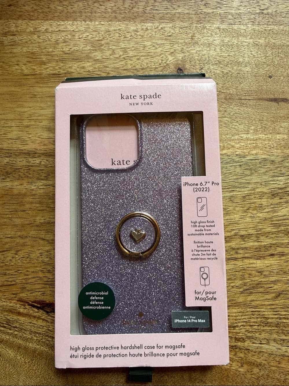 Kate Spade NY IPhone 14 Pro Max Phone Case  NEW Glitter